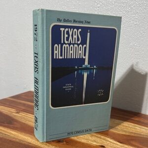 Vintage Texas Almanac Dallas Morning News 1972-1973 Hardcover